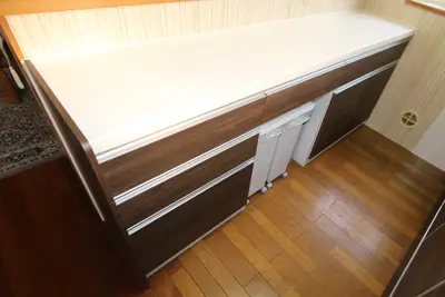 収納量アップで使い勝手の良いキッチン＆洗面化粧台